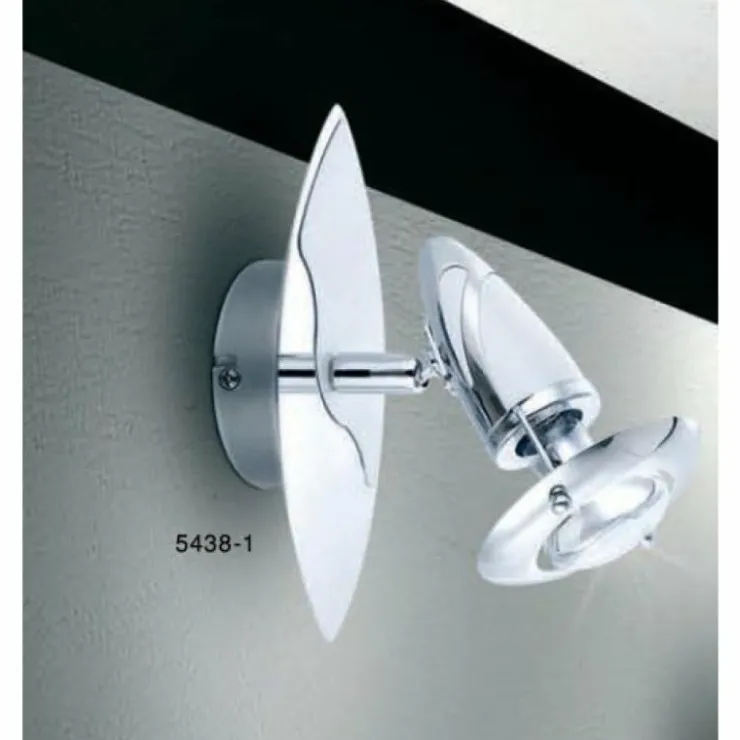 Luminaires Globo Lighting Spots Et Projecteurs|Spot Globo LORD Chrome, Acier inoxydable, 1 lumière