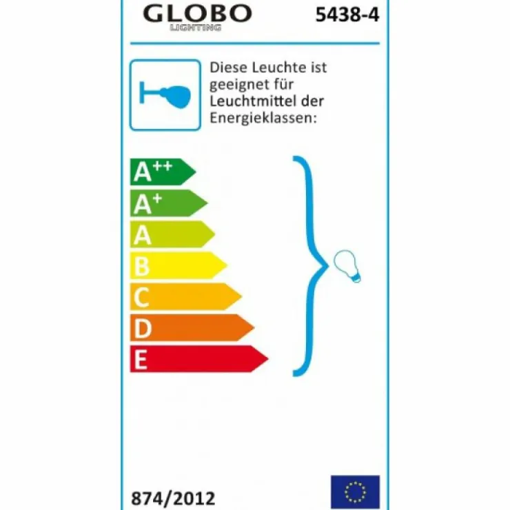 Luminaires Globo Lighting Spots Et Projecteurs|Spot Globo LORD Chrome, Acier inoxydable, 4 lumières