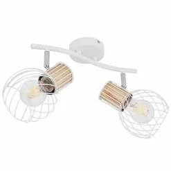 Luminaires Globo Lighting Spots Et Projecteurs|Spot Globo LUISE Blanc, 2 lumières