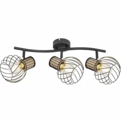 Luminaires Globo Lighting Spots Et Projecteurs|Spot Globo LUISE Noir, 3 lumières