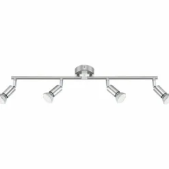 Luminaires Globo Lighting Spots Et Projecteurs|Spot Globo MATRIX Acier inoxydable, Nickel mat, 4 lumières