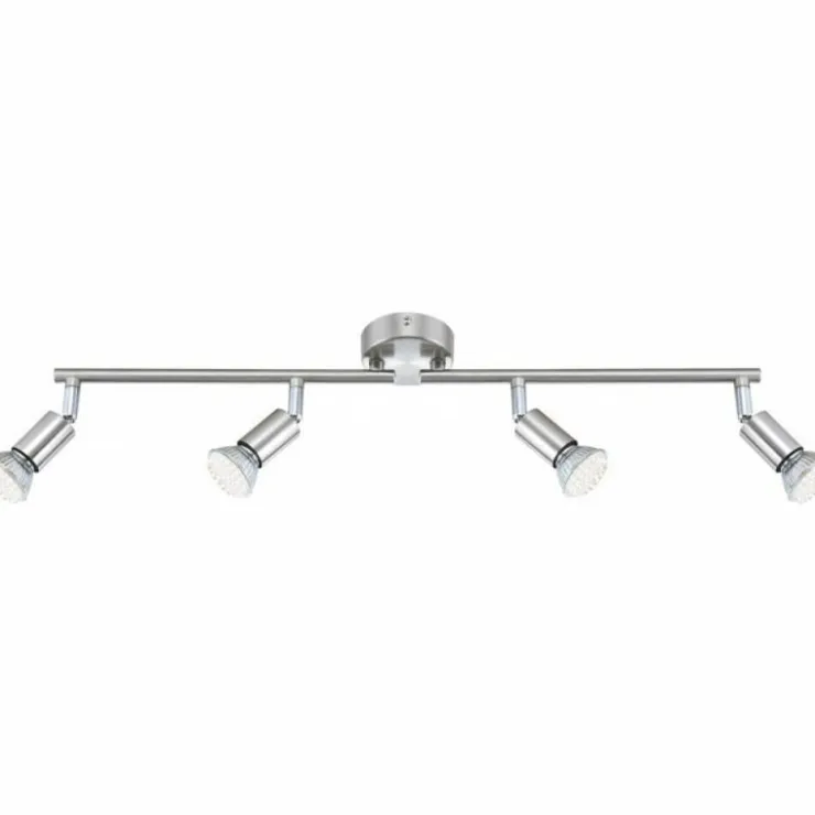 Luminaires Globo Lighting Spots Et Projecteurs|Spot Globo MATRIX Acier inoxydable, Nickel mat, 4 lumières