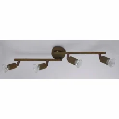 Luminaires Globo Lighting Spots Et Projecteurs|Spot Globo OLANA Rouille, 4 lumières