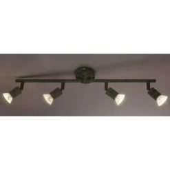 Luminaires Globo Lighting Spots Et Projecteurs|Spot Globo OLANA Vert, Rouille, 4 lumières