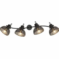 Luminaires Globo Lighting Spots Et Projecteurs|Spot Globo PANTALLA Noir, 4 lumières