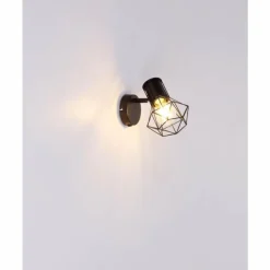 Luminaires Globo Lighting Spots Et Projecteurs|Spot Globo PRISKA Noir, 1 lumière