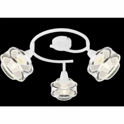 Luminaires Globo Lighting Spots Et Projecteurs|Spot Globo VIGATTO Blanc, 3 lumières