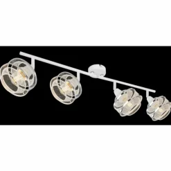Luminaires Globo Lighting Spots Et Projecteurs|Spot Globo VIGATTO Blanc, 4 lumières