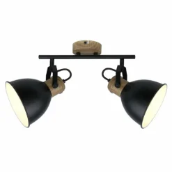 Luminaires Globo Lighting Spots Et Projecteurs|Spot Globo WIHO Noir, 2 lumières