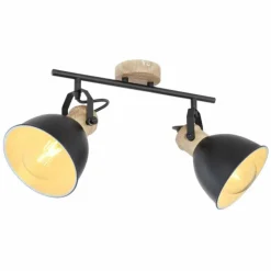 Luminaires Globo Lighting Spots Et Projecteurs|Spot Globo WIHO Noir, 2 lumières