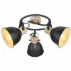 Luminaires Globo Lighting Spots Et Projecteurs|Spot Globo WIHO Noir, 3 lumières
