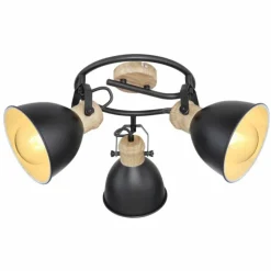 Luminaires Globo Lighting Spots Et Projecteurs|Spot Globo WIHO Noir, 3 lumières