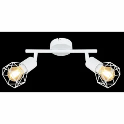 Luminaires Globo Lighting Spots Et Projecteurs|Spot Globo XARA I Blanc, 2 lumières