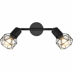 Luminaires Globo Lighting Spots Et Projecteurs|Spot Globo XARA I Noir, 2 lumières