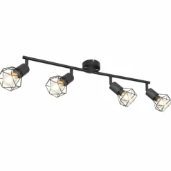 Luminaires Globo Lighting Spots Et Projecteurs|Spot Globo XARA I Noir, 4 lumières
