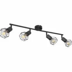 Luminaires Globo Lighting Spots Et Projecteurs|Spot Globo XARA I Noir, 4 lumières