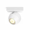 Spot, kit d'extension Philips Hue Ambiance White Buckram Blanc, 1 lumière