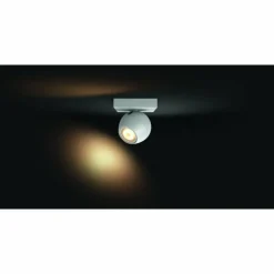 Spot, kit d'extension Philips Hue Ambiance White Buckram Blanc, 1 lumière