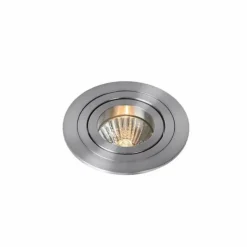 Luminaires Lucide Luminaires Encastrés|Spot Lucide TUBE Nickel mat, 1 lumière