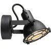 Luminaires Brilliant Appliques|Spot mural Brilliant Jesper LED Noir, 1 lumière