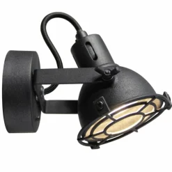 Luminaires Brilliant Appliques|Spot mural Brilliant Jesper LED Noir, 1 lumière