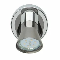 Luminaires Brilliant Éclairage Led|Spot mural Brilliant Jupp LED Chrome, Noir, 1 lumière