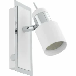 Luminaires Eglo Spots Et Projecteurs|Spot mural Eglo DAVIDA Chrome