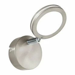 Luminaires Eglo Éclairage Led|Spot mural Eglo KARYSTOS LED Nickel mat, 1 lumière