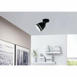 Luminaires Eglo Spots Et Projecteurs|Spot mural EGLO SABATELLA Noir, Blanc, 1 lumière
