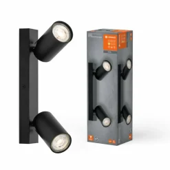 Luminaires Ledvance Éclairage Led|Spot Plafonnier LED Noir, 2 lumières