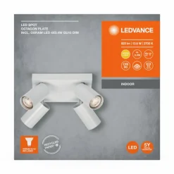 Luminaires Ledvance Éclairage Led|Spot Plafonnier LED Blanc, 4 lumières