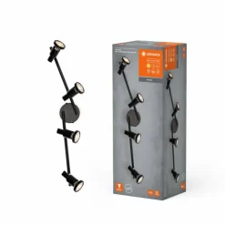 Luminaires Ledvance Éclairage Led|Spot Plafonnier LED Noir, 4 lumières