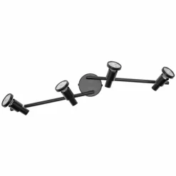 Luminaires Ledvance Éclairage Led|Spot Plafonnier LED Noir, 4 lumières