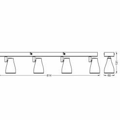 Luminaires Ledvance Éclairage Led|Spot Plafonnier LED Blanc, 4 lumières