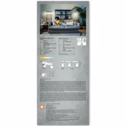 Luminaires Ledvance Éclairage Led|Spot Plafonnier LED Gris, 2 lumières
