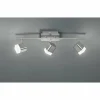 Luminaires Reality Spots Et Projecteurs|Spot Reality ROUBAIX LED Nickel mat, 3 lumières