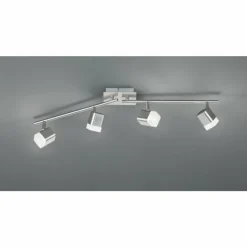 Luminaires Reality Éclairage Led|Spot Reality ROUBAIX LED Nickel mat, 4 lumières