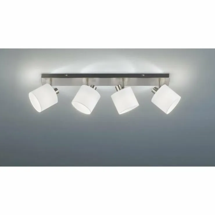 Luminaires Reality Spots Et Projecteurs|Spot Reality TOMMY Nickel mat, 4 lumières