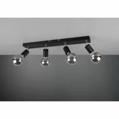 Luminaires Reality Spots Et Projecteurs|Spot Reality Vannes Noir, 4 lumières