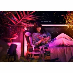 Spot, set d'extension Philips Hue Ambiance White & Color WACA Lily LED Noir, 1 lumière, Changeur de couleurs