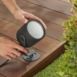 Spot Spot de jardin Luminaires Philips LED Noir, 1 lumière, Changeur de couleurs