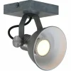 Luminaires Steinhauer Éclairage Led|Spot Steinhauer BROOKLY LED Gris, 1 lumière
