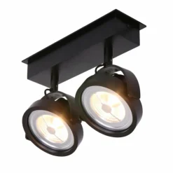 Luminaires Steinhauer Spots Et Projecteurs|Spot Steinhauer Mexlite LED Noir, 2 lumières