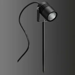spot sur pieu LCD TYP 5018 LED Noir, 1 lumière