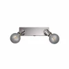 Luminaires Trio Spots Et Projecteurs|Spot Trio CARL Nickel mat, 2 lumières