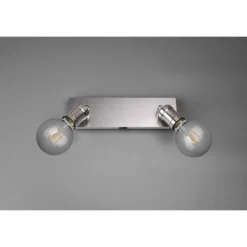 Luminaires Trio Spots Et Projecteurs|Spot Trio CARL Nickel mat, 2 lumières