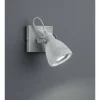 Luminaires Trio Éclairage Led|Spot Trio CONCRETE LED Gris, 1 lumière