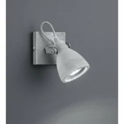 Luminaires Trio Éclairage Led|Spot Trio CONCRETE LED Gris, 1 lumière
