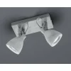 Luminaires Trio Éclairage Led|Spot Trio CONCRETE LED Gris, 2 lumières