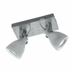 Luminaires Trio Éclairage Led|Spot Trio CONCRETE LED Gris, 2 lumières
